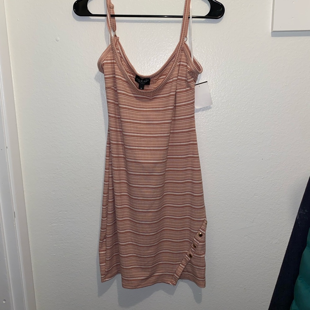 Striped Sleeveless Dress